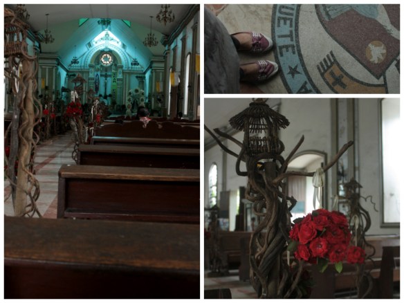Inside the cathedral